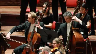 The Bach Choir & Orchestra of the Netherlands tijdens een concert in Het Concertgebouw Amsterdam
