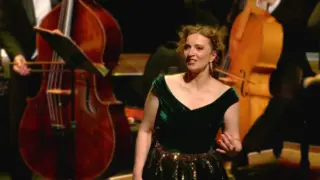 Soliste tijdens een uitvoering met The Bach Orchestra of the Netherlands