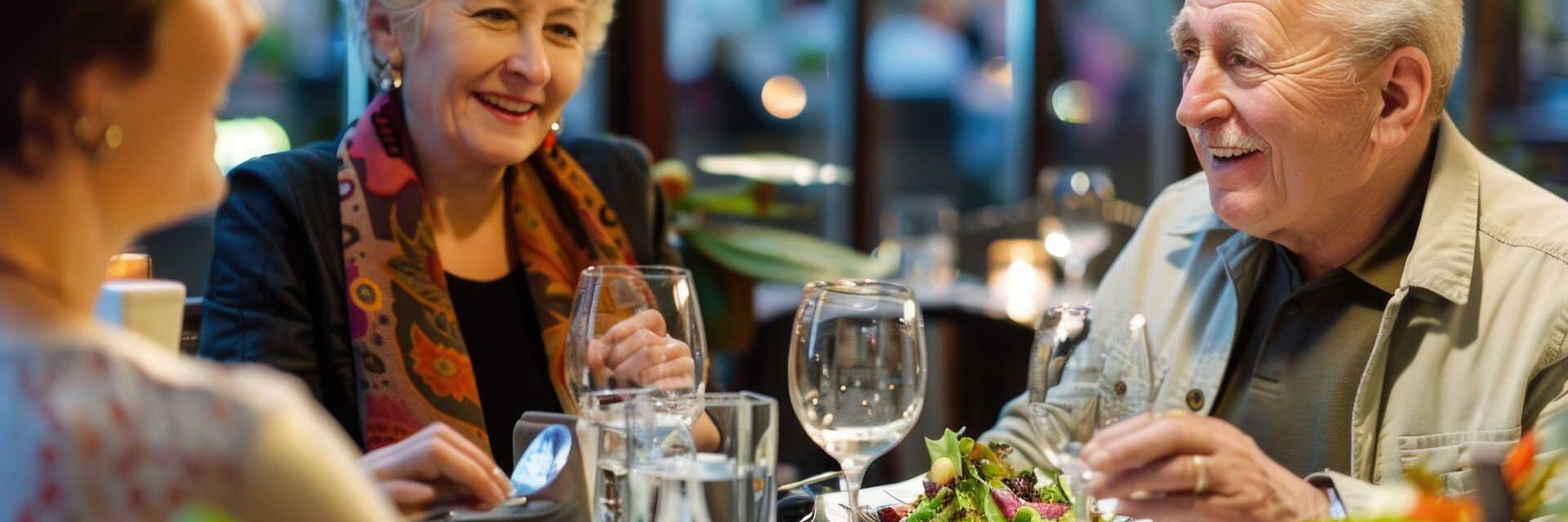 Publiek geniet van buffet in het restaurant van AFAS Theater