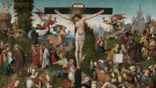 Kruisiging van Jezus Christus, een centraal onderdeel van het lijdensverhaal dat Johann Sebastian Bach verklankt in de Matthäus Passion.